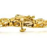  Bracelet 1.0ctw Round/Baguette Diamonds 14ky 7" 223100158