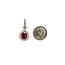 Pendant Drop .32ctw Diamonds 1.57ct Ruby 950pt 1x.5" 123110168