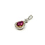 Pendant Drop .32ctw Diamonds 1.57ct Ruby 950pt 1x.5" 123110168