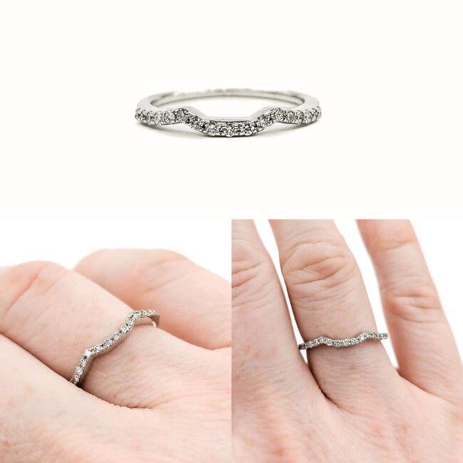 Ring Band .25ctw Round Diamonds 10kw Sz7.5 223040030