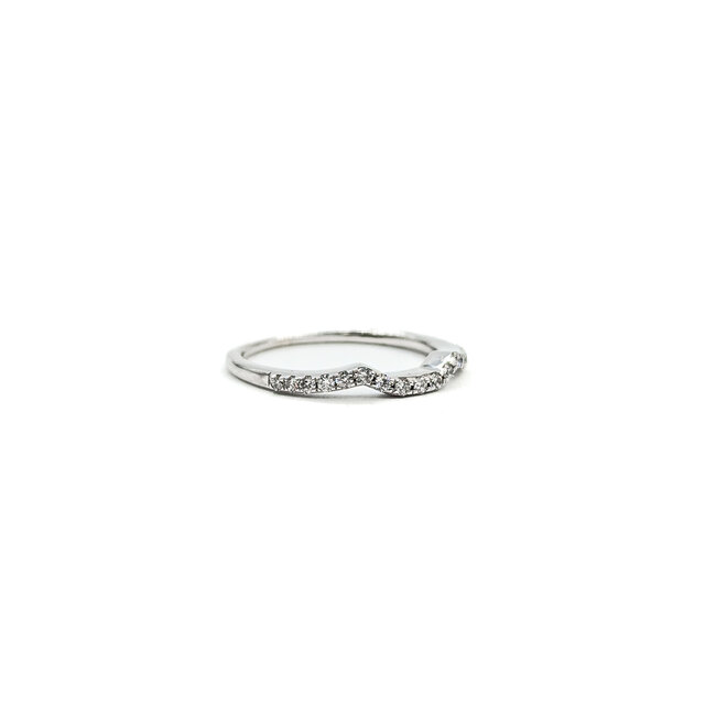 Ring Band .25ctw Round Diamonds 10kw Sz7.5 223040030