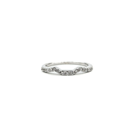 Ring Band .25ctw Round Diamonds 10kw Sz7.5 223040030