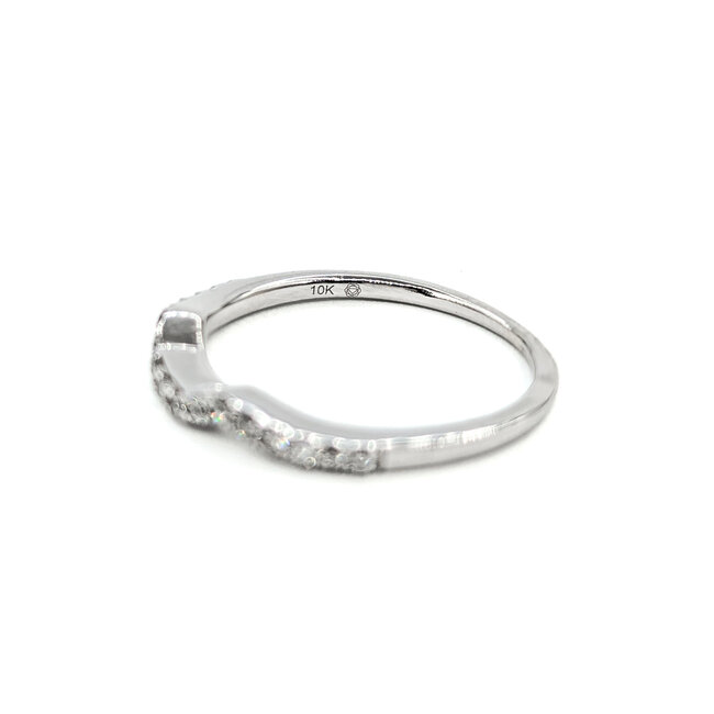 Ring Band .25ctw Round Diamonds 10kw Sz7.5 223040030