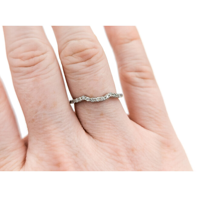 Ring Band .25ctw Round Diamonds 10kw Sz7.5 223040030