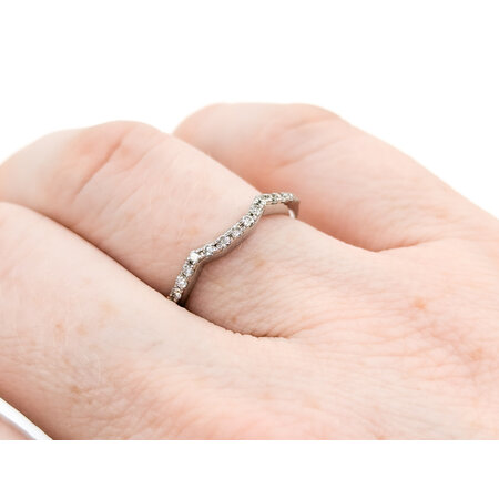 Ring Band .25ctw Round Diamonds 10kw Sz7.5 223040030