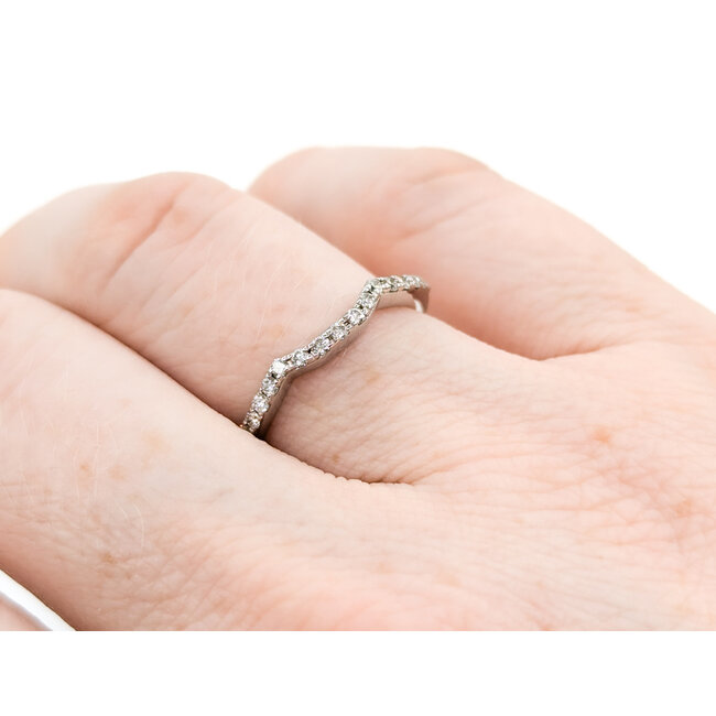 Ring Band .25ctw Round Diamonds 10kw Sz7.5 223040030