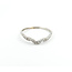 Ring Curved Bridal Bead Set .12ctw Round Diamonds 14kw sz7.5 224090453