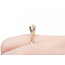 Ring Solitaire Mid Century .33ct Mine Cut Diamond 14ky sz5.5 224090755
