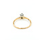 Ring Solitaire Mid Century .33ct Mine Cut Diamond 14ky sz5.5 224090755