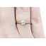 Ring Solitaire Mid Century .33ct Mine Cut Diamond 14ky sz5.5 224090755