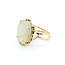 Ring 7.5ct Oval Cabochon Australian Opal 18ky sz7 224090154