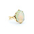 Ring 7.5ct Oval Cabochon Australian Opal 18ky sz7 224090154