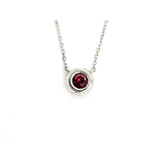  Necklace .26ct Ruby 14kw 18" 123110157