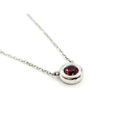 Necklace .26ct Ruby 14kw 18" 123110157