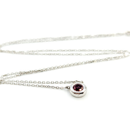 Necklace .26ct Ruby 14kw 18" 123110157