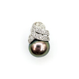  Pendant Pearl .33ctw Diamond Platinum 218100026