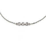  Bracelet .11ctw Diamonds 14kw 6" 123060091