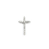  Pendant Cross .37ctw Diamonds 14kw .75x.5" 123030223