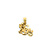 Pendant Mom Cupid 14ky .6x.5" 1.6g 122120482