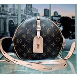  Handbag Louis Vuitton Boite Chapeau Souple MM Monogram 124095002