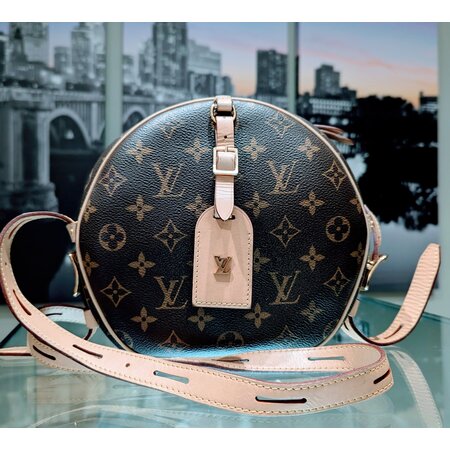 Handbag Louis Vuitton Boite Chapeau Souple MM Monogram 124095002