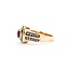 Ring LeVian 1.00ctw Round Diamonds .88ct Rhod Garnet 14ky sz7 124060157