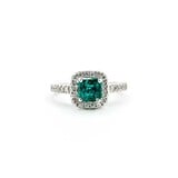  Ring .33ctw Diamonds 1.74ct Emerald 14kw Sz5 123040062