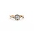 Ring Engagement Halo .25ct Round Diamond .20ctw Diamonds 14kr sz3.5 224090301