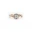 Ring Engagement Halo .25ct Round Diamond .20ctw Diamonds 14kr sz3.5 224090301