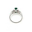Ring .30ctw Baguettes Diamonds 1.19ct Emerald 900pt 2.5mm sz7 124060185