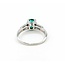 Ring .30ctw Baguettes Diamonds 1.19ct Emerald 900pt 2.5mm sz7 124060185