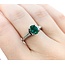 Ring .30ctw Baguettes Diamonds 1.19ct Emerald 900pt 2.5mm sz7 124060185