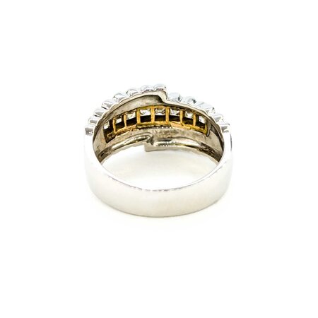 Ring .50ctw Square Emerald Diamonds 900pt sz5.25 124060012