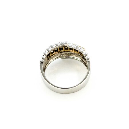 Ring .50ctw Square Emerald Diamonds 900pt sz5.25 124060012
