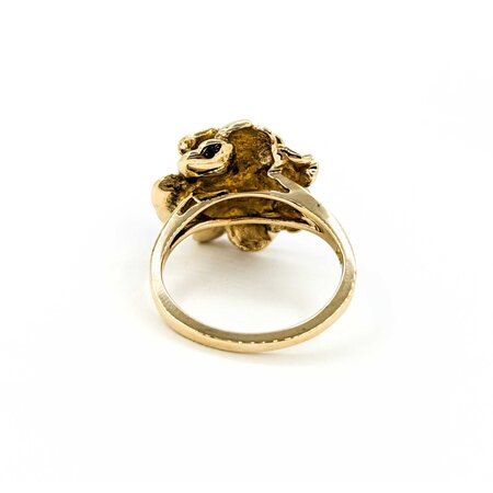 Ring 6.6mm Chocolate Pearl 14ky sz6.5 124090151