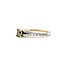 Ring  .46ctw Diamonds .59ct Alexandrite  Platinum & 14ky Sz7 121090233