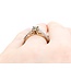 Ring  .46ctw Diamonds .59ct Alexandrite  Platinum & 14ky Sz7 121090233