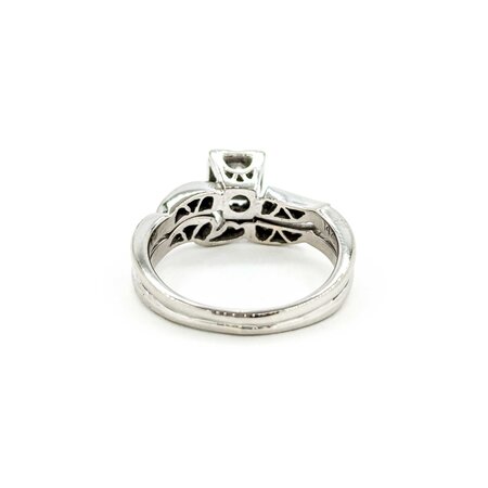 Ring Set Mid Century .33ct Round Diamond .15ctw Diamonds 14kw sz7.25 224090751