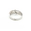 Ring 3 Stone Channel Set .12ctw Round Diamonds 14ktt sz10 224090452