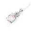 Pendant .08ctw Round Diamonds 18.38ct Morganite 14kw 16" 222100119