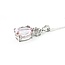 Pendant .08ctw Round Diamonds 18.38ct Morganite 14kw 16" 222100119