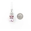 Pendant .08ctw Round Diamonds 18.38ct Morganite 14kw 16" 222100119