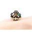 Ring Bohemian Multi Gem 17ky Sz8.5 222090031