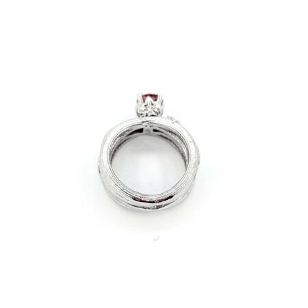 Ring 1.10ct Pink Tourmaline 950pt sz6 124090153
