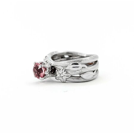 Ring 1.10ct Pink Tourmaline 950pt sz6 124090153