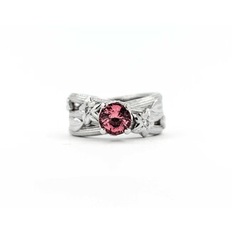 Ring 1.10ct Pink Tourmaline 950pt sz6 124090153