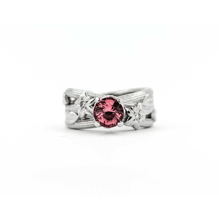 Ring 1.10ct Pink Tourmaline 950pt sz6 124090153