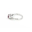 Ring Milgrain .10ctw Diamonds .58ct Ruby 850pt sz6.25 124020177