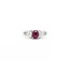 Ring Milgrain .10ctw Diamonds .58ct Ruby 850pt sz6.25 124020177