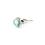Ring .10ctw Round Diamonds .92ct GIA Paraiba Tourmaline 18kw sz7 224060193